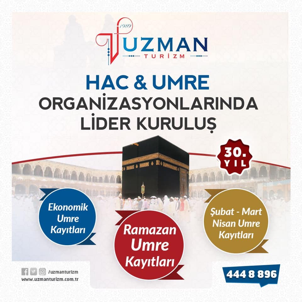 2019 UMRE TURLARI EKONOMİK PROGRAMLAR